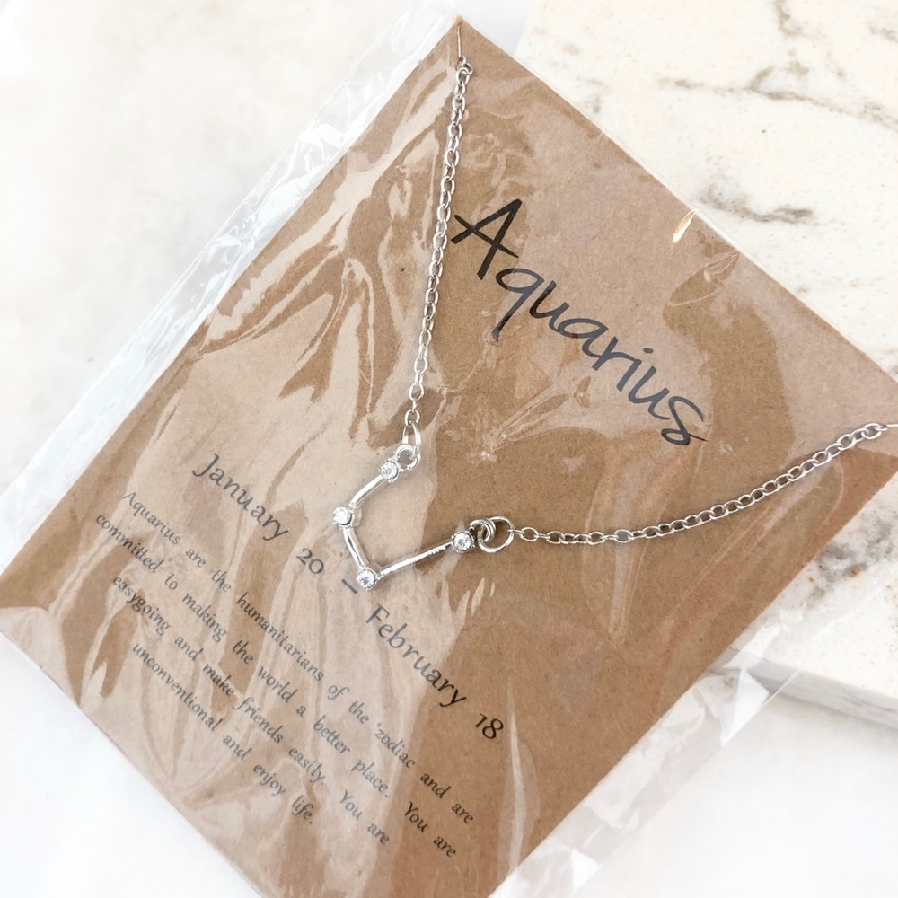 Zodiac Necklace - Aquarius ♒️